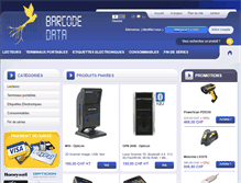 Tablet Screenshot of barcodedata.ch